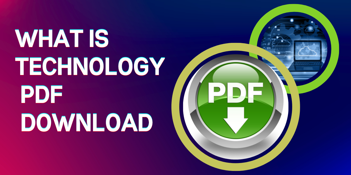 What Is Technology Pdf Download