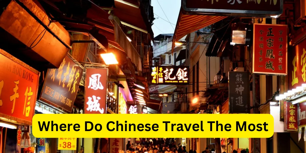 Where Do Chinese Travel The Most