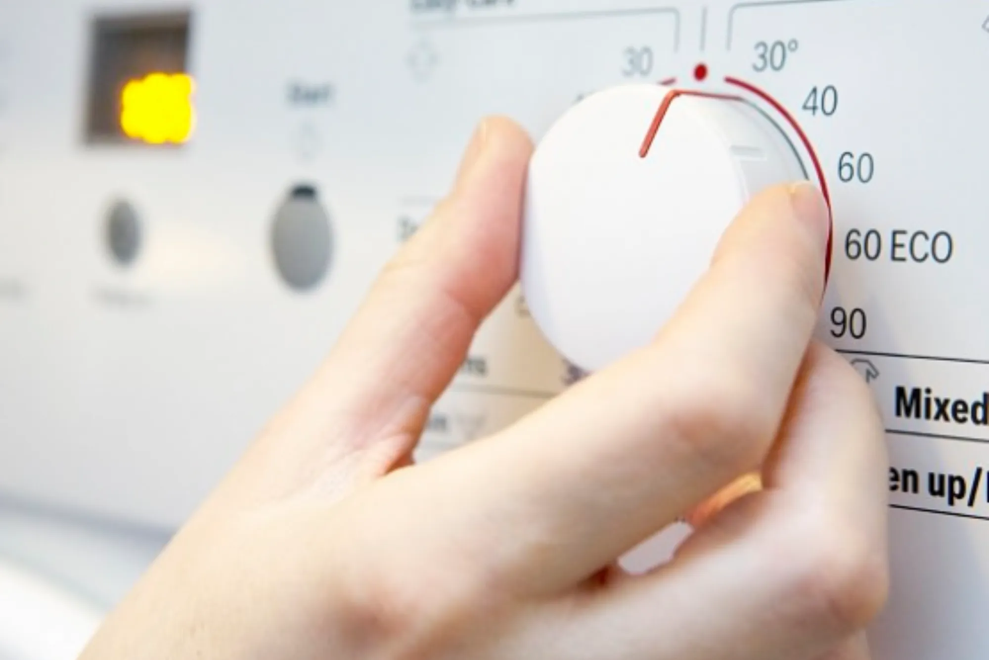 Maintaining a consistent water temperature in your washer