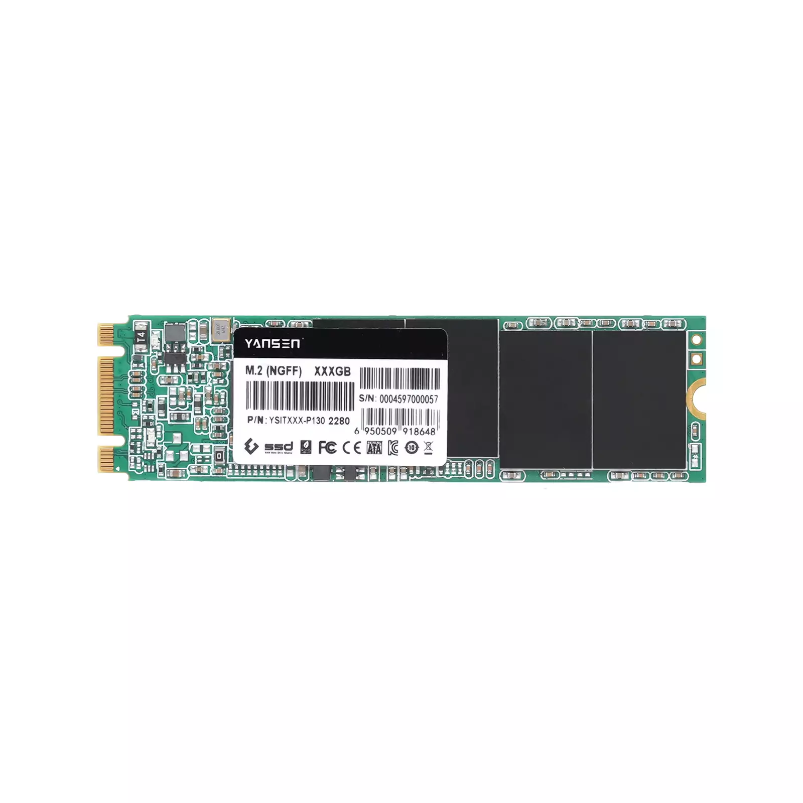 KingSpec - SSD MSATA Yansen 1To YSMSH-1TB (Half Size) Compatible pour Apple