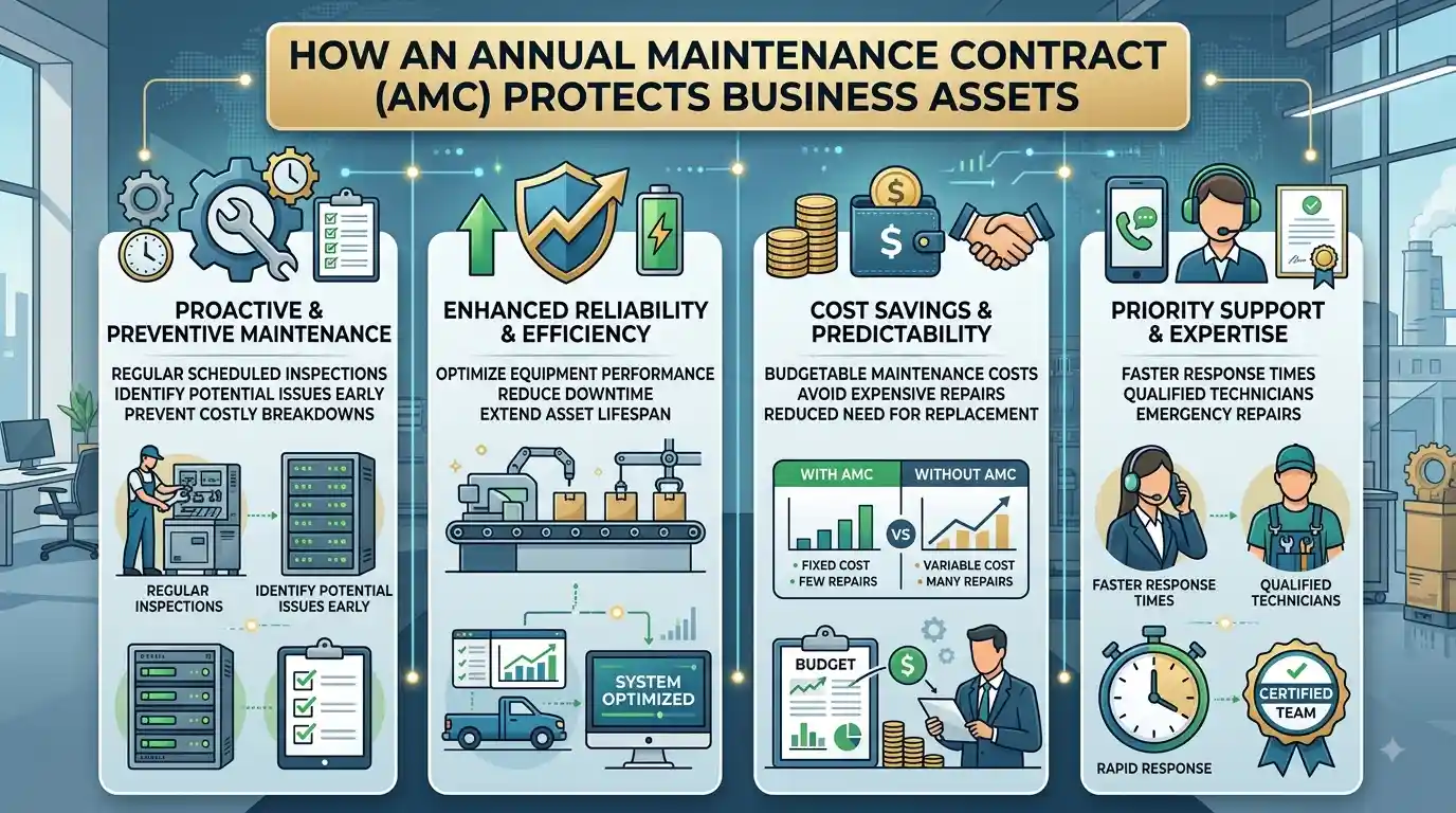 Annual Maintenance Contract Protects Business Assets