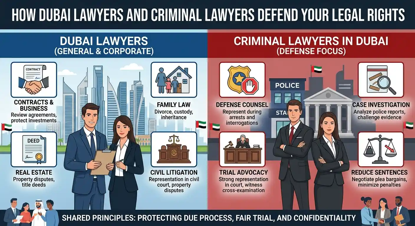 Dubai Lawyers and Criminal Lawyers